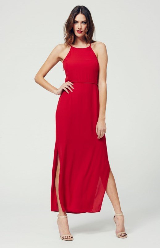 Kırmızı Elbise Modelleri 2017