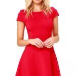 en güzel kırmızı elbise modelleri