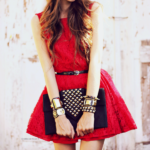 en güzel kırmızı elbise modelleri - kırmızı elbise