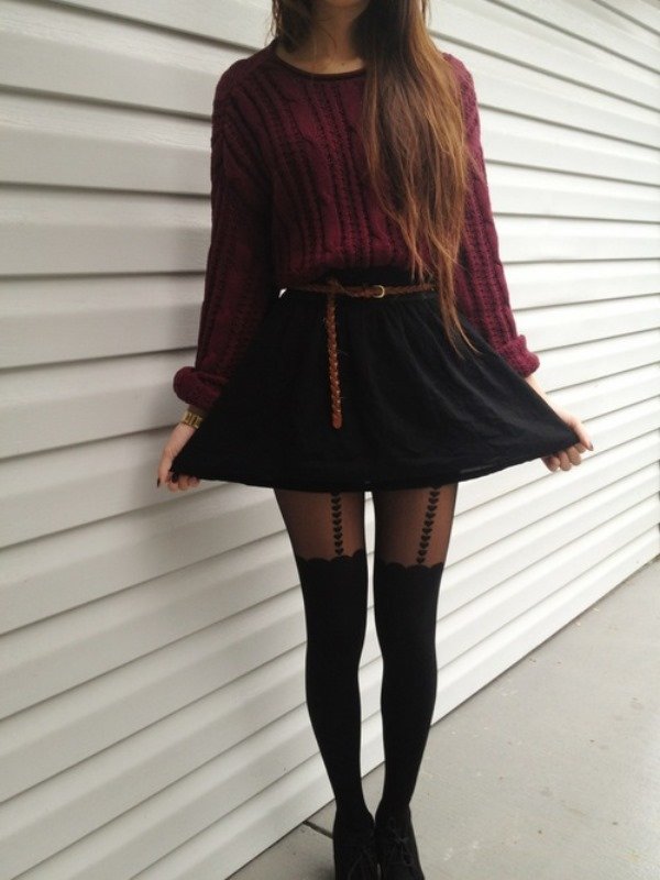 Uzun Kollu Kışlık Elbise Modelleri