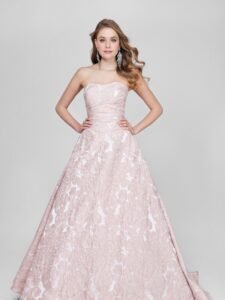 prenses tarzı abiye elbise modeli