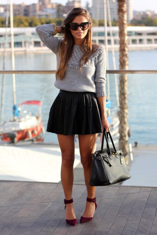 en tarz pileli etekler