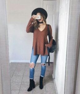 en tarz kış kombinleri