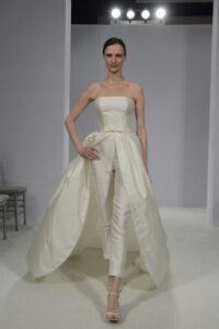 pantolon gelinlik modeli