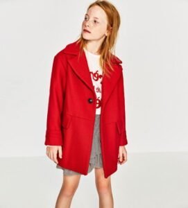 zara kız çocuk palto modeli