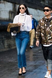 yüksek boyunlu bluz