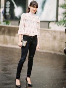 yüksek boyunlu bluz modelleri