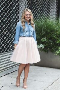 pembe tütü etek modeli