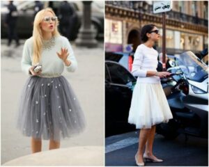 tütü etek kombinleri büyükler için