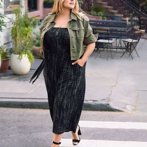 Genç büyük beden elbise modelleri