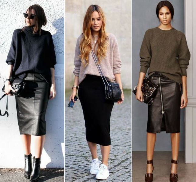 Uzun kalem etek modelleri