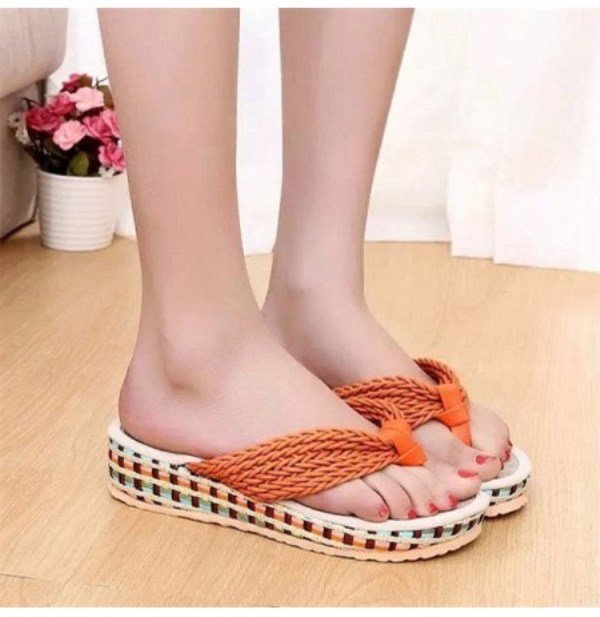 hafif topuklu plaj terligi modeli