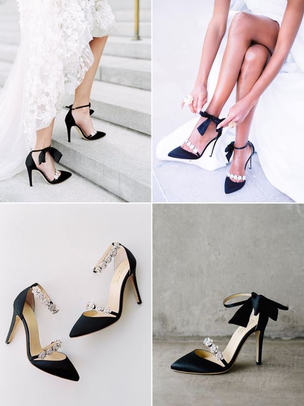 Siyah abiye ayakkabı modelleri