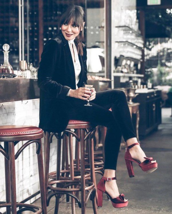 gunluk platform topuk ayakkabi modeli