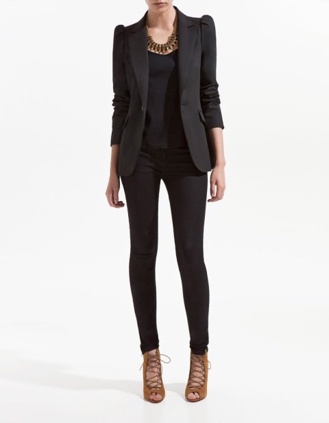bayan blazer ceket - siyah bayan blazer ceket modelleri