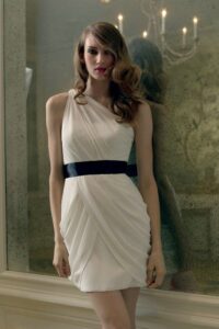 Beyaz kısa abiye elbise modelleri