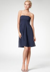 straplez kısa abiye elbise modelleri