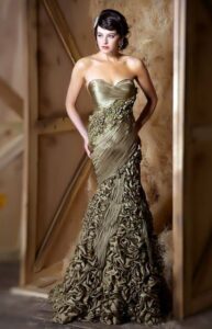 şık sünnet annesi abiye elbise modeli