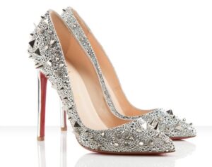 taşlı gelin ayakkabısı modeli