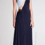 transparan detaylı sünnet annesi elbisesi