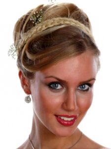 abiye topuz modelleri