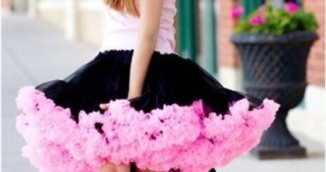 en trend kız çocuk tütü etek modeli
