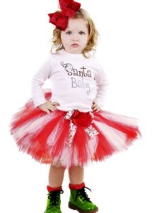 kırmızı beyaz tütü etek modeli