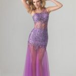 hafif transparan abiye elbise