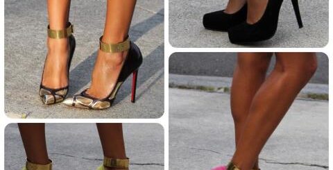 Ankle-Cuff Ayakkabı Modelleri bilekten bağlamalı platform topuk ayakkabı modelleri
