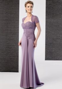 gelin annesi uzun abiye elbise modeli