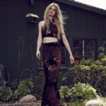 bohem tarzı uzun etek