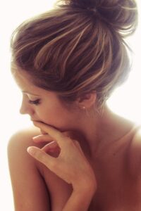 günlük topuz modeli