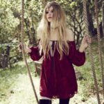 kırmızı uzun dantel bluz