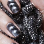 koyu renk metalik oje modeli