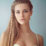 örgülü saç modeli