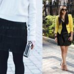 püsküllü siyah etek