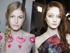 saçlarda örgü modası