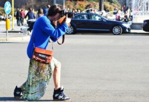 arkası uzun asimetrik etek modeli