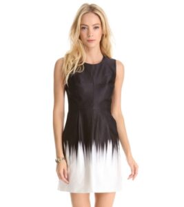 siyah beyaz elbise modelleri