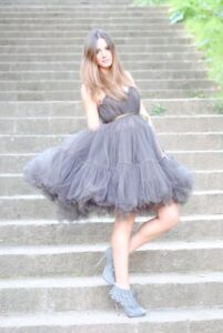 tül elbise modelleri