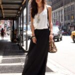 Siyah uzun etek modelleri