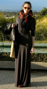 dar kesim uzun etek modeli