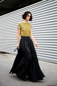 uzun siyah etek kombinleri