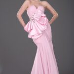 zayıf gösteren abiye elbise modeli