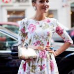 en güzel çiçekli elbise modelleri