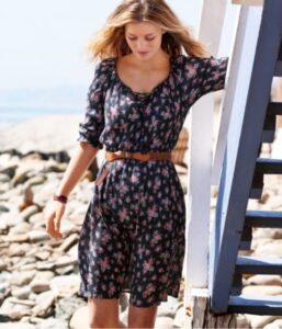 h&m günlük elbise modeli