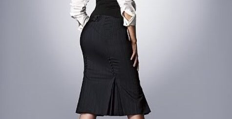 klasik tarzda etek modeli