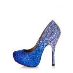 mavi abiye ayakkabı modelleri