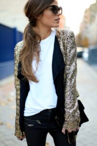 payetli ceket modeli