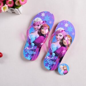 elsa ve hannalı plaj terliği